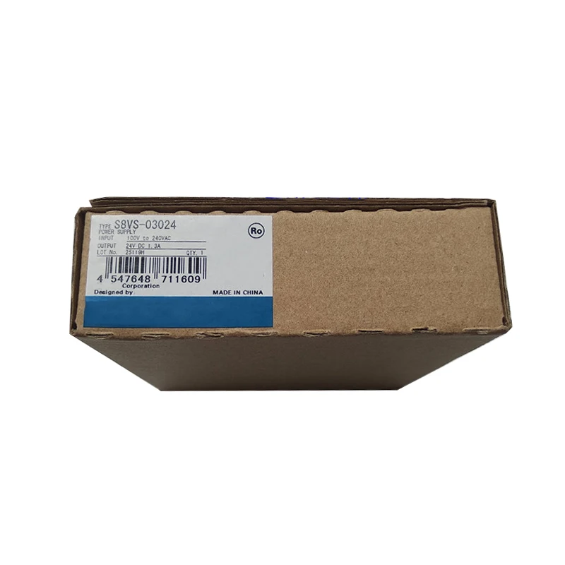 منبع تغذیه سوئیچینگ اورمون اصلی و جدید سری S8VS-03024. این منبع تغذیه خروجی پایدار ۲۴ ولت DC، ریپل کم و قابلیت محافظت در برابر جریان اضافی/ولتاژ اضافی را فراهم می‌کند. طراحی فشرده و با بازده بالا، مناسب برای تأمین انرژی تجهیزات اتوماسیون صنعتی.