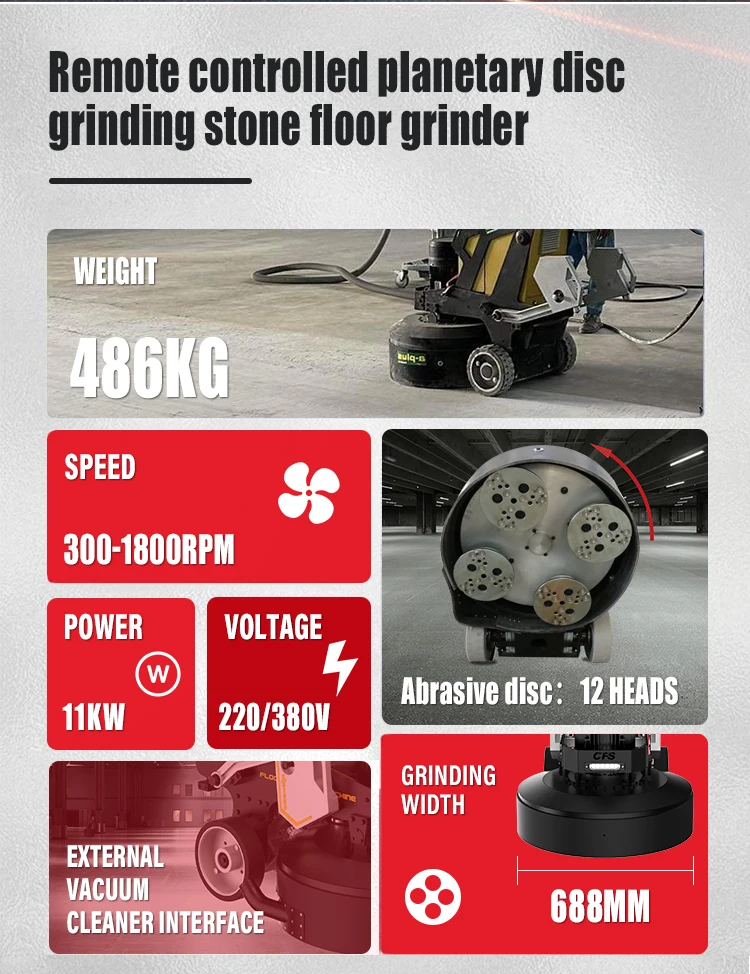 zx-t688 concrete polishing machine concrete grinding| Alibaba.com