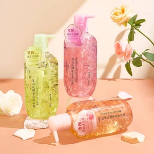 Moisturizing Nourishing Refreshing Soothing Revitalizing & Jasmine Rose Cherry Blossom Gentle Floral Shower Gel Body Wash