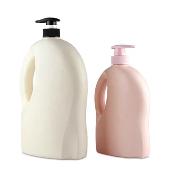 Custom 1L PET Recycled PC Plastic Body Wash Container Eco-Friendly 1000ml Biodegradable Detergent Laundry Detergent Bottle Empty