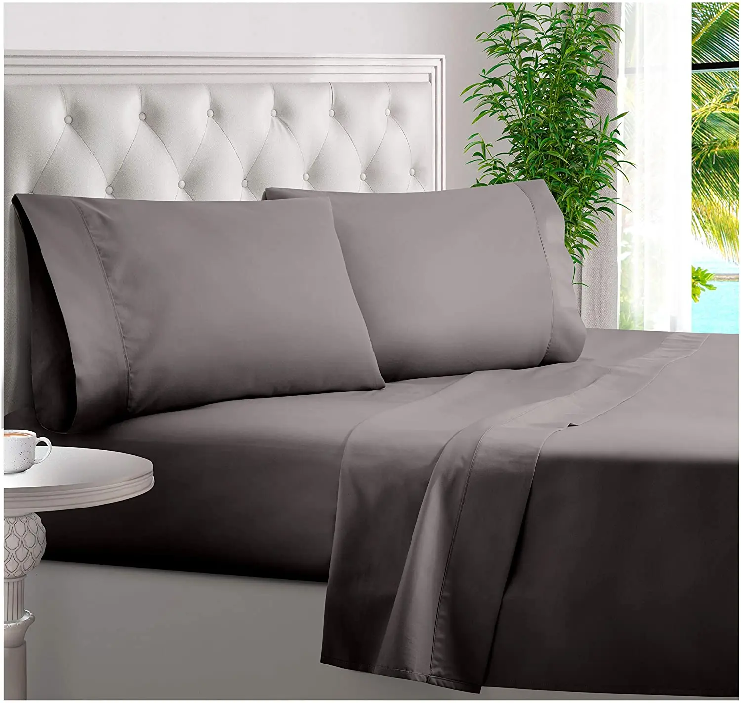 Pure Organic Viscose Bamboo Sheet Set 