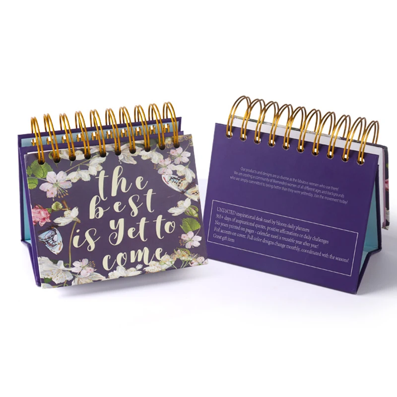 Вдохновляющий вечный календарь 2023, настольный флип-календарь, печать