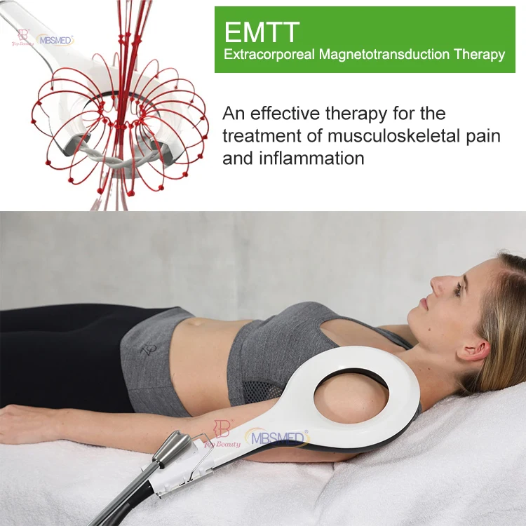 Clinic Use Focused Shockwave Physio Magneto Therapy Machine for Physiotherapy and Rehabilitation