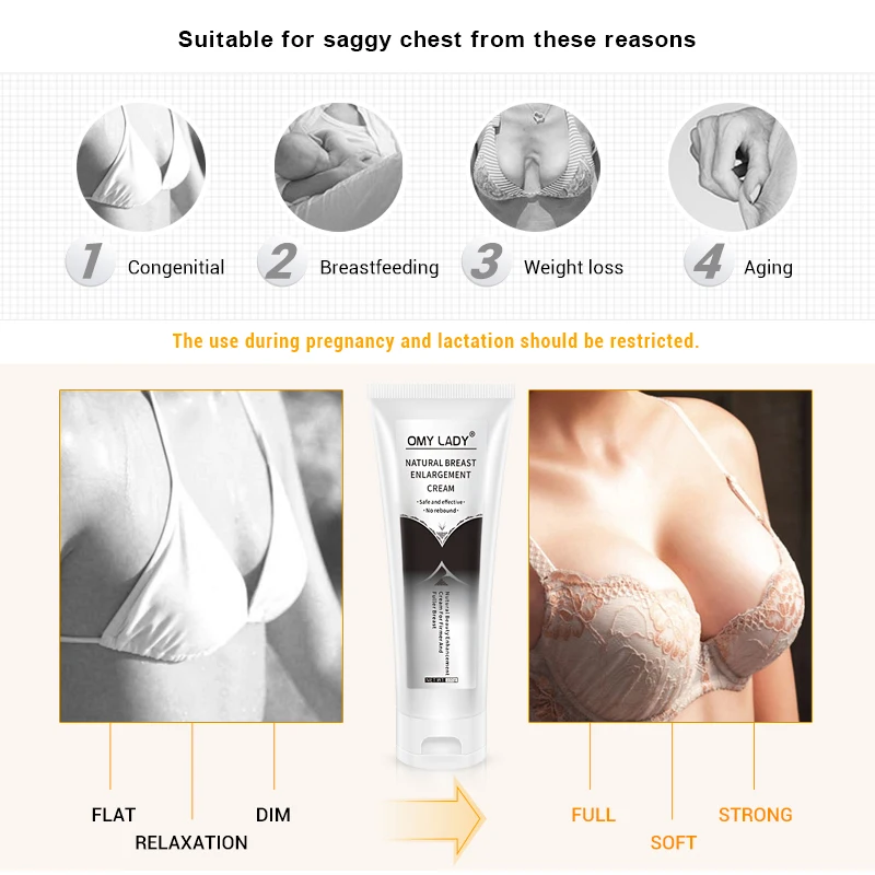 Прямая Заводская поставка новый дизайн OEM продукты для ухода за грудью усилитель герметичность отбеливающий крем груди