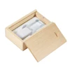 White  with maple box