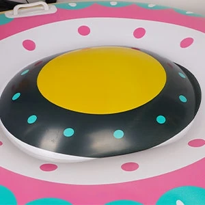 Inflatable Floater Water Float Ride on Lake Big unicorn Sheep Pool Float Tropical Floating Island