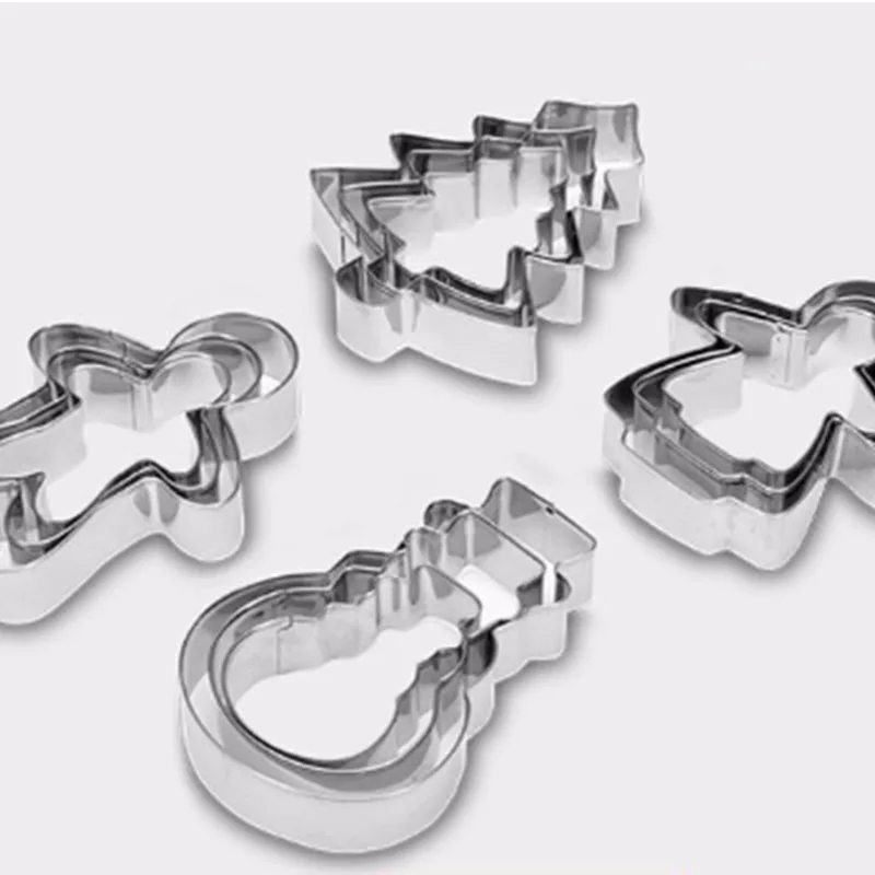 Christmas Stainless Steel Biscuit Pastry Cookie Cutter Cake Baking Mold Mould
