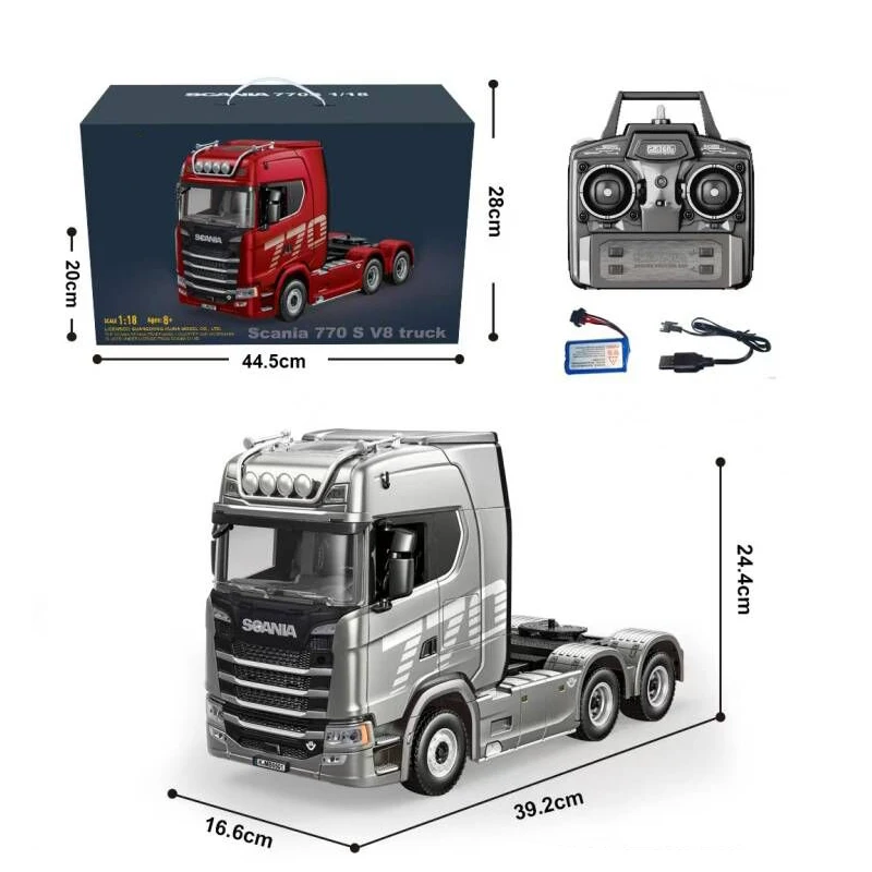 Huina 19CH RC Truck - 1/18 Scale Toucan Scania 770S V8 6X6