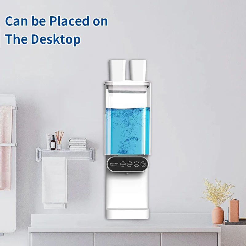 Oral Care Manufacturers New Trend Products Intelligent Automatic Mouthwash Dispenser With