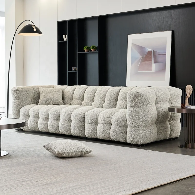 Alibaba Cave　ソファ Alibaba Cave ソファ Modern Tufted 3-Seater Sofa for Living Room