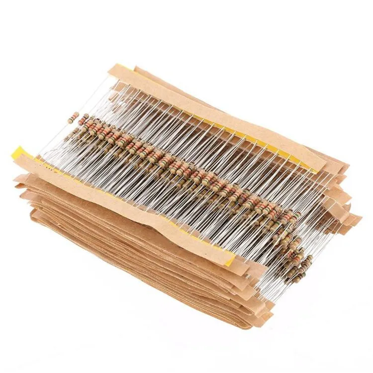 50 Résistances 510 Ohm 1/4W 1% - Film Carbone - Pour Arduino Et électronique