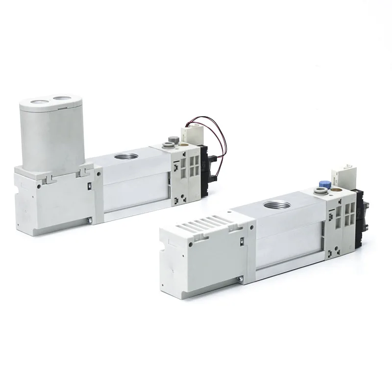 تولیدکننده خلأ چندمرحله‌ای ساخت چین، مجهز به شیر کنترل و شیر توقف خلأ