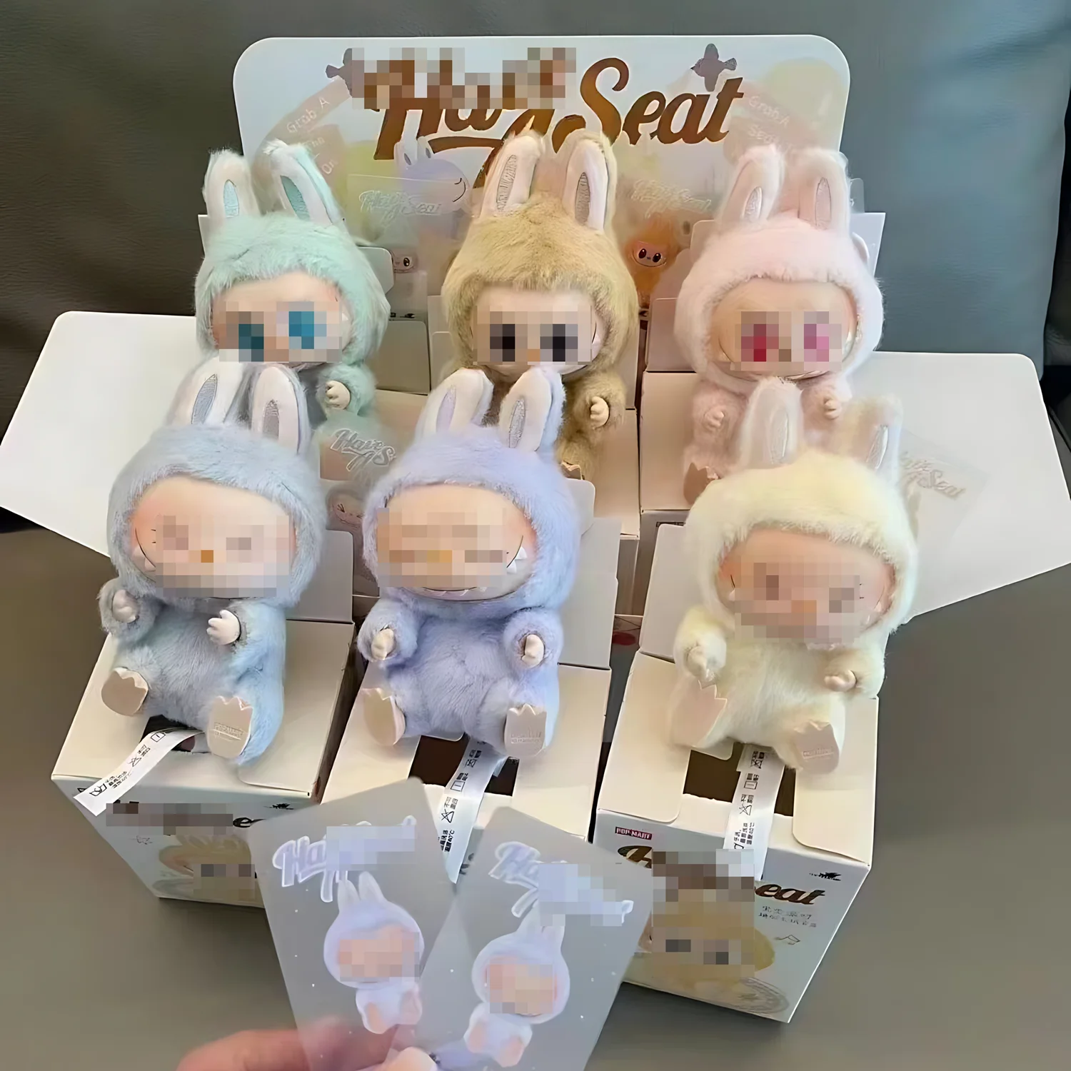 High Quality Stock Creative Labubued Doll Bind Box Pvc Students Labubued Blind Box Figure Kids Toys for Gifts