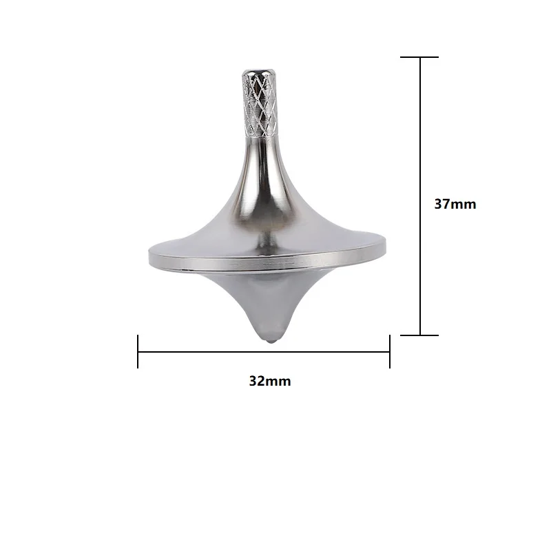 Изысканный латунный вращающийся Топ, превосходный элегантный идеальный баланс, сделанная металлическая кинетическая настольная маленькая игрушка EDC