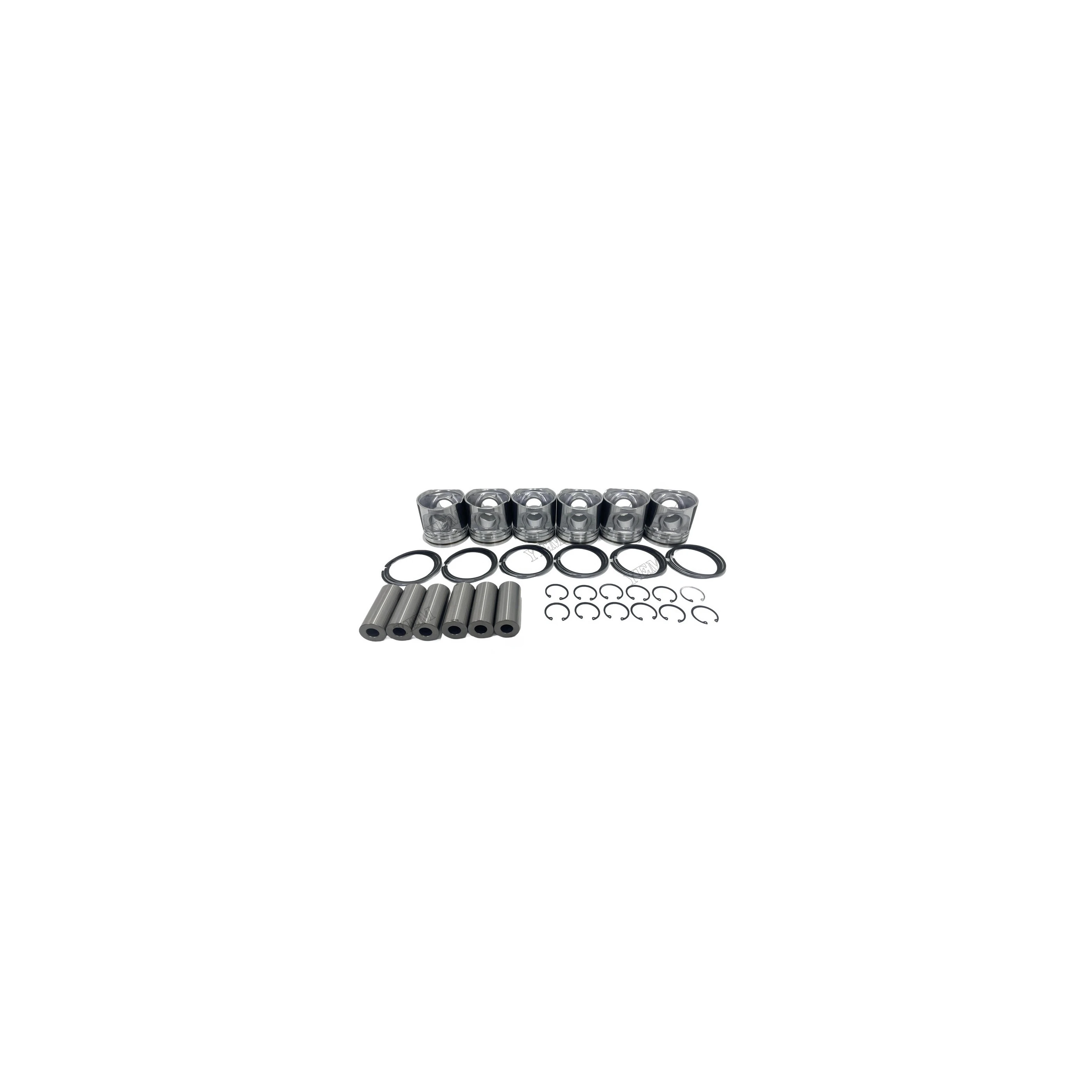 C6.4 Cylinder Pistons and Piston Rings Set Fits for Caterpillar Industrial Engine Parts