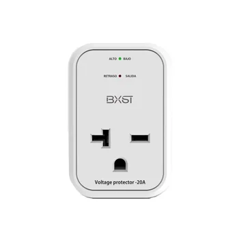 Single Phase 220V Surge Voltage Protector Over And  Under Voltage Protector  AC For Home