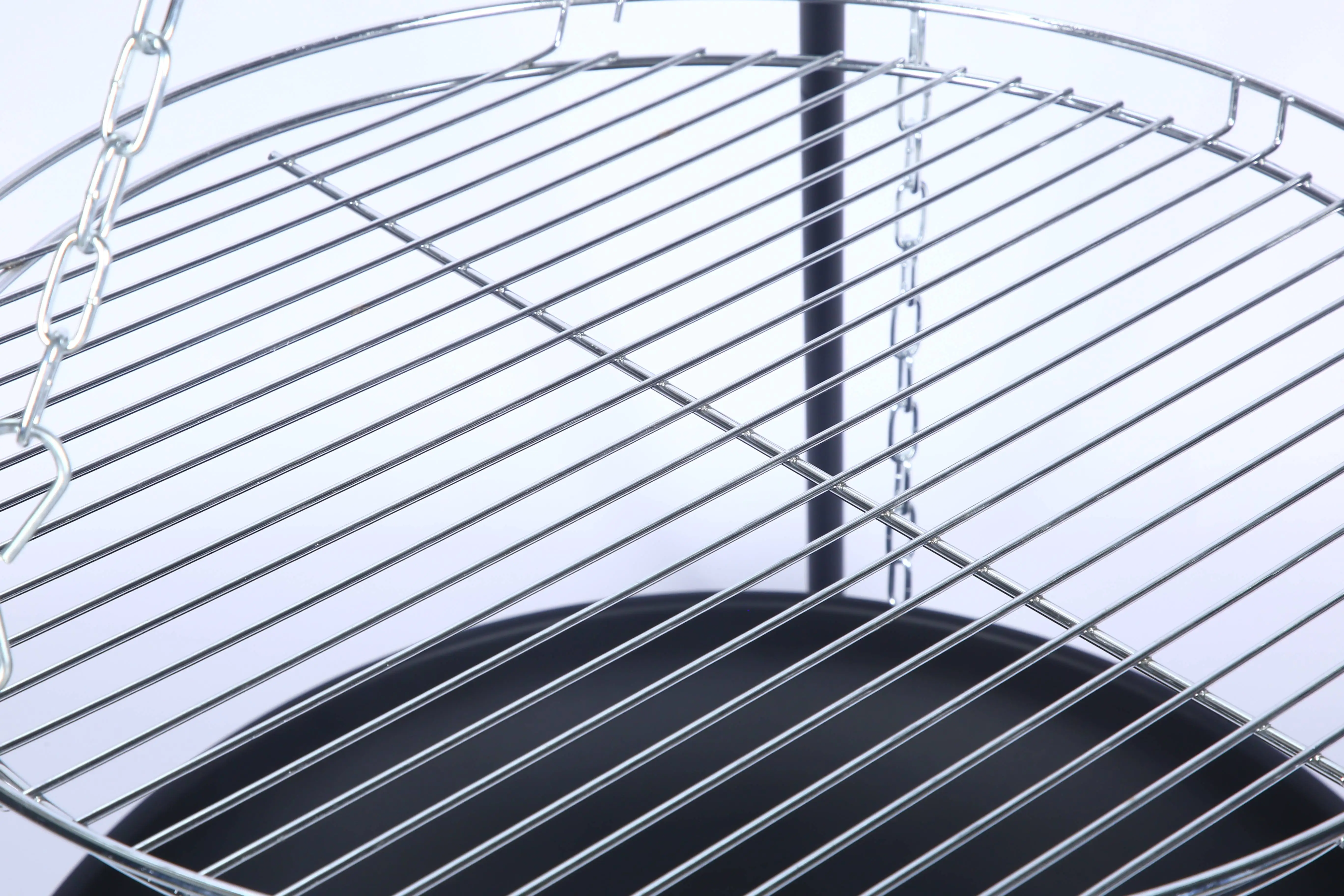 product wholesale hot style camping firewood brazier metal fire pits with tripod hanging stand-4