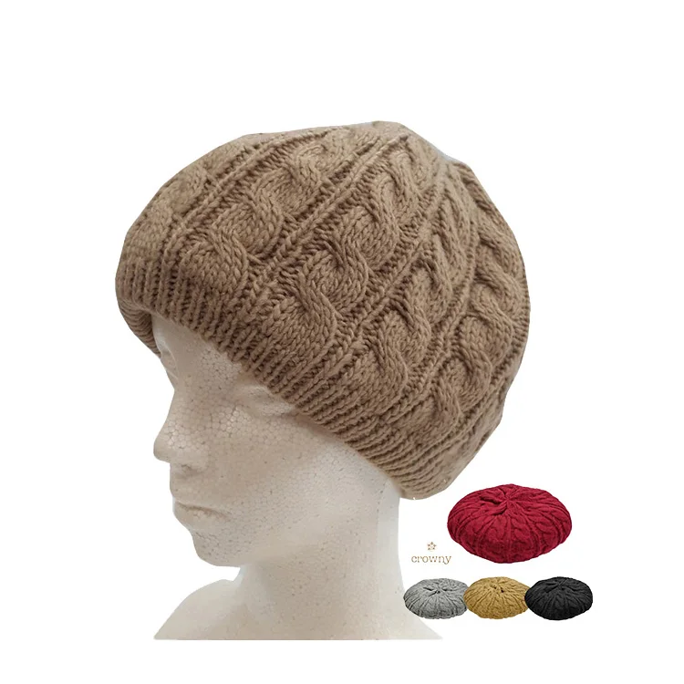 mens knit beret