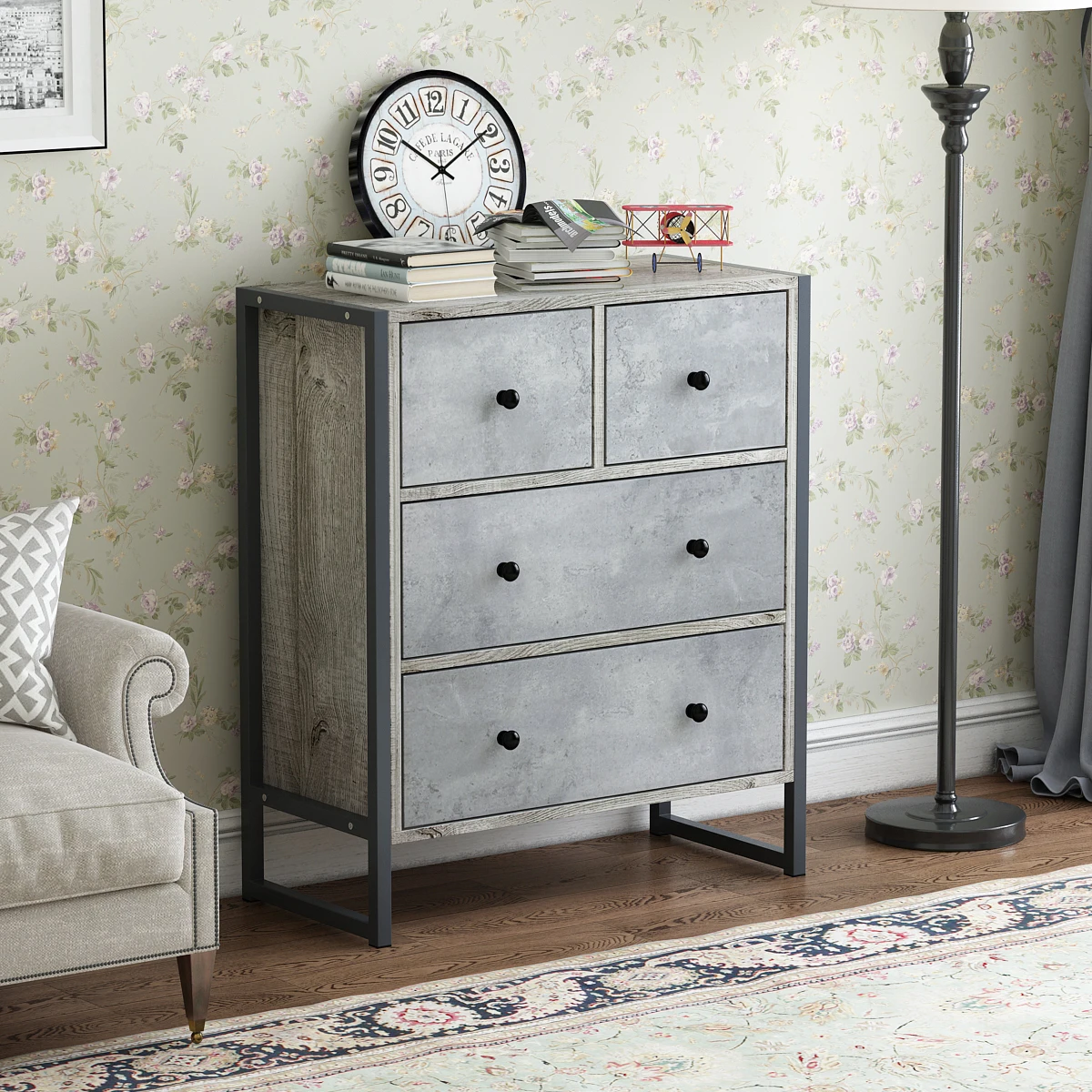 Wholesale Popular Wood Storage Cabinet With Drawers Living Room Furniture Corner Cabinet 11234025