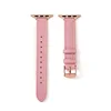 purple + rose gold buckle