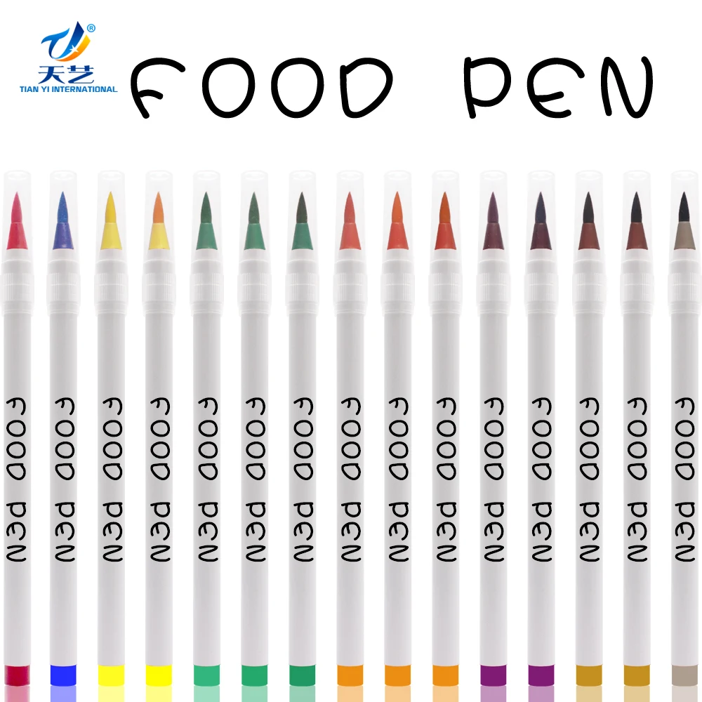 Foodoodler Edible Markers 15colors for Cake Decorating