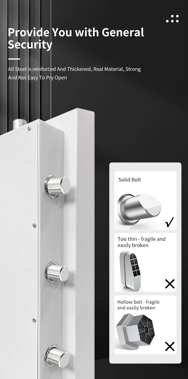 CEQSAFE Steel Furniture 2 Hours Mechanical Lock Fireproof Safe Box Security Cabinet details