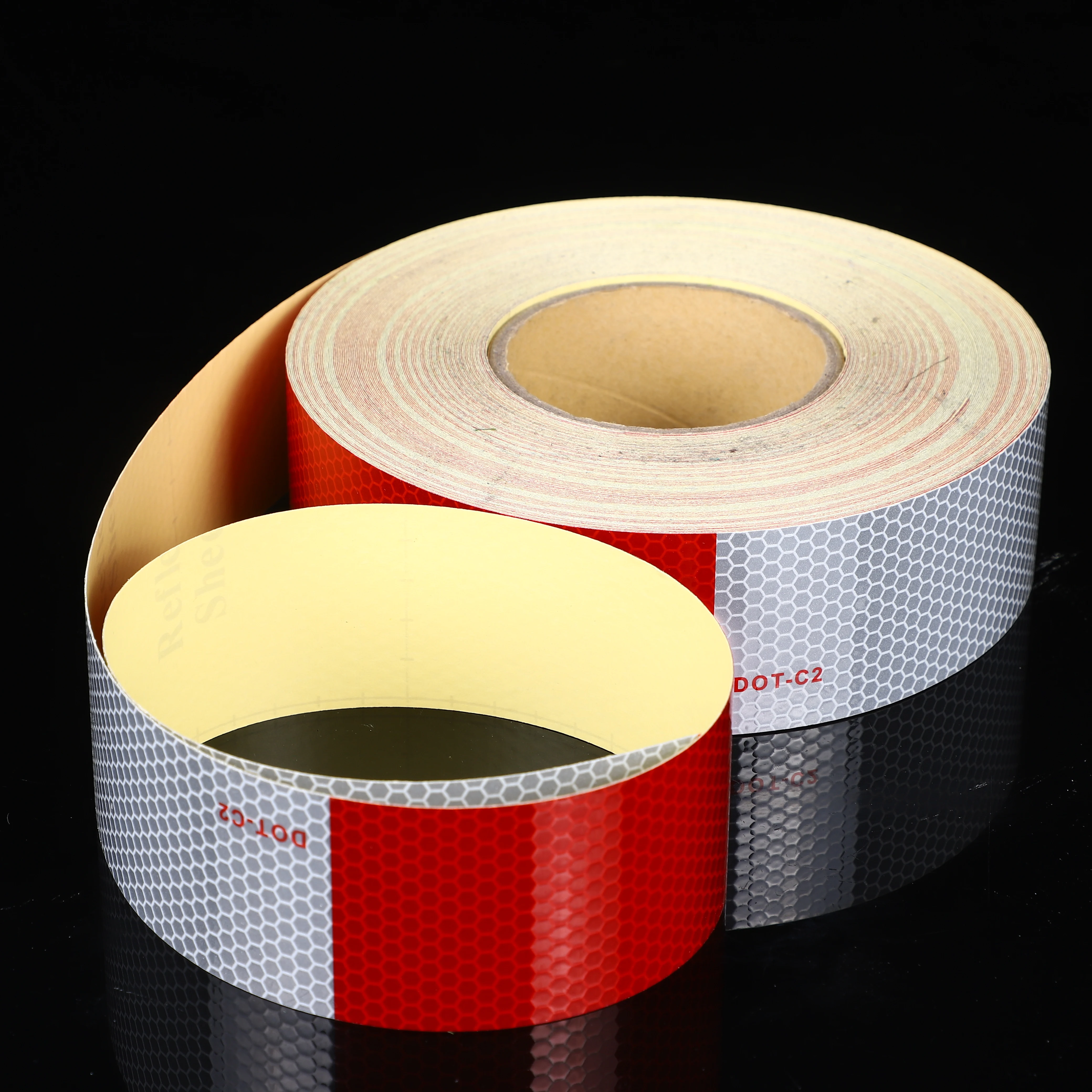 Reflective DOT-C2 Conspicuity Red/White Tape