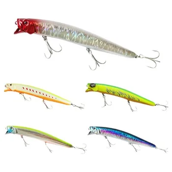 13.5cm/21.5g Floating Minnow Lua Bait ABS Material Hard Bait for Carp Long Casting Freshwater Bass Fishing Simulation Lake – Minnow – view 2