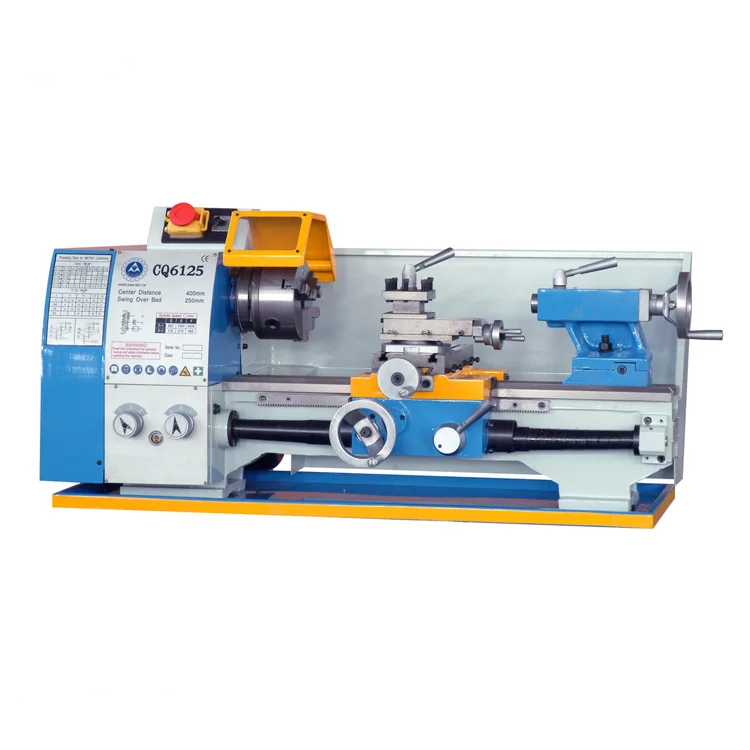 Light Type Manual Bench Lathe CQ6125 CQ6125V Small Lathe Machine