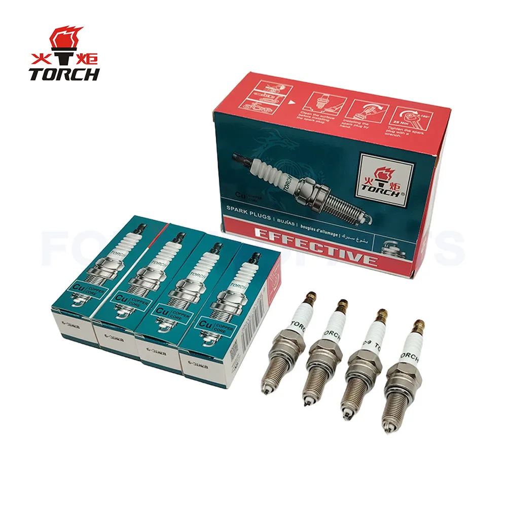 TORCH B7RTC-9 Spark Plug for NGK CPR7EA9 Spark Plug for BOSCH UR5DC for CHAMPION RG6YC RG6YCT10 Spark Plug for DENSO U22EPR9