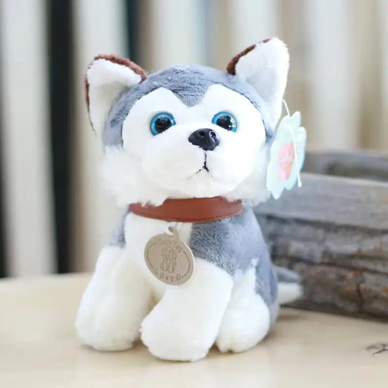 The Doll Cute Simulation Husky deals Puppy Plush Toy New Doll Machine Doll Birthday Gi