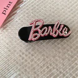 KAITIN Милая Мини-Барби розовая заколка для волос со стразами оптом аксессуары