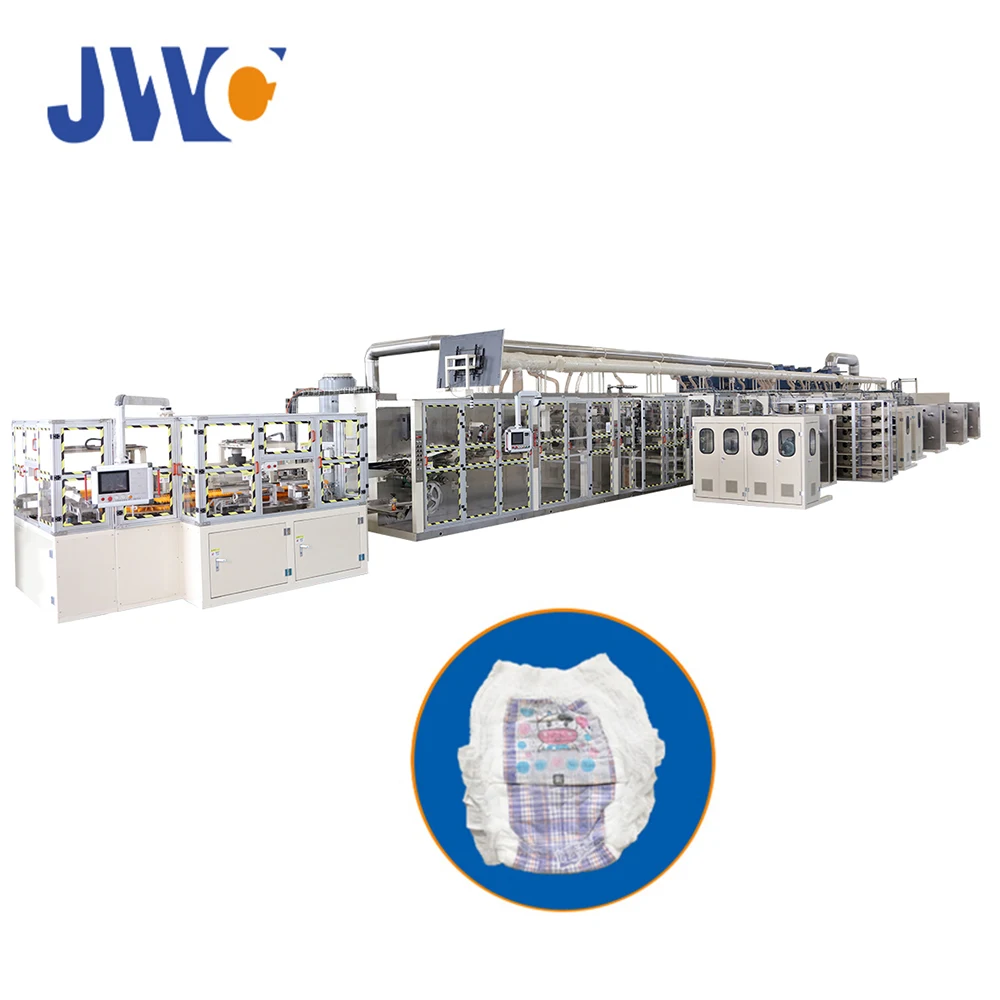 Dipper Machine Baby Diaper Machine Full Servo T Shape Baby Diaper Making Machine