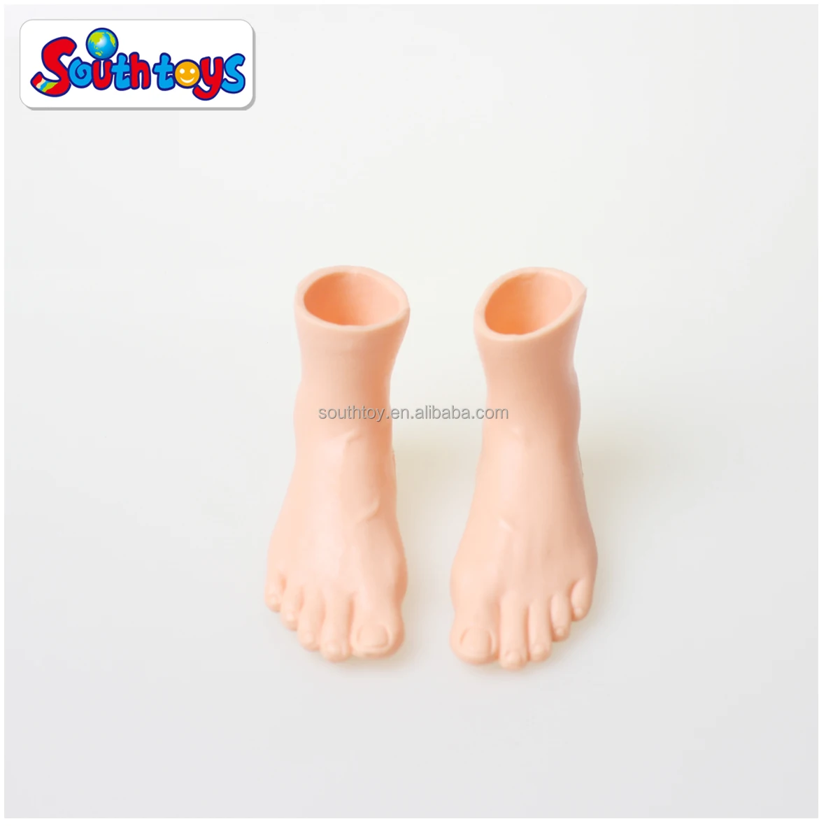 Novelty Rubber Finger Feet Mini Tiny Feet Finger Puppets Sets Toys For