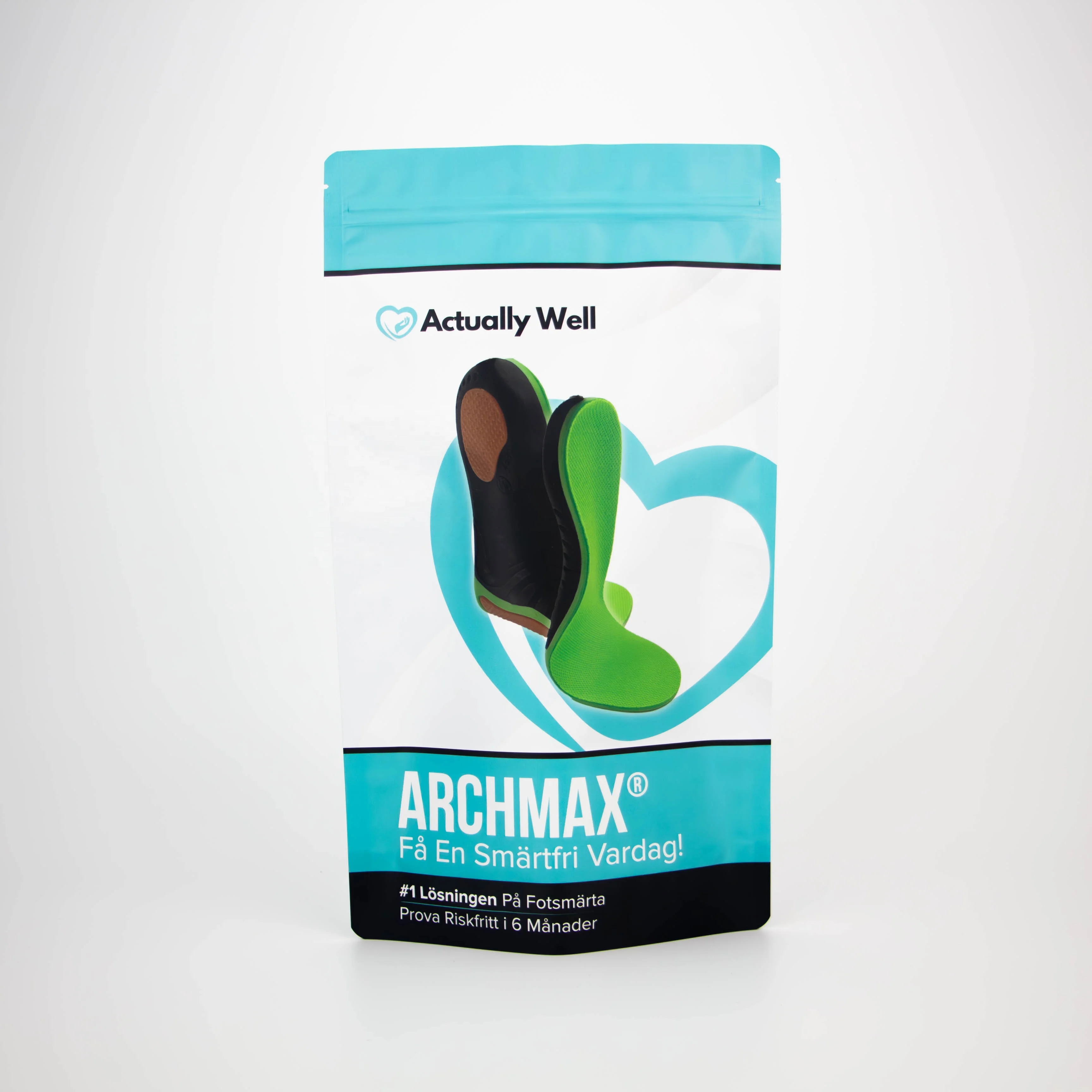 Custom Printed Matte Insole Packaging Plastic Ziplock Stand-Up Pouch for Shoe Pad for Socks Clothing Packaging