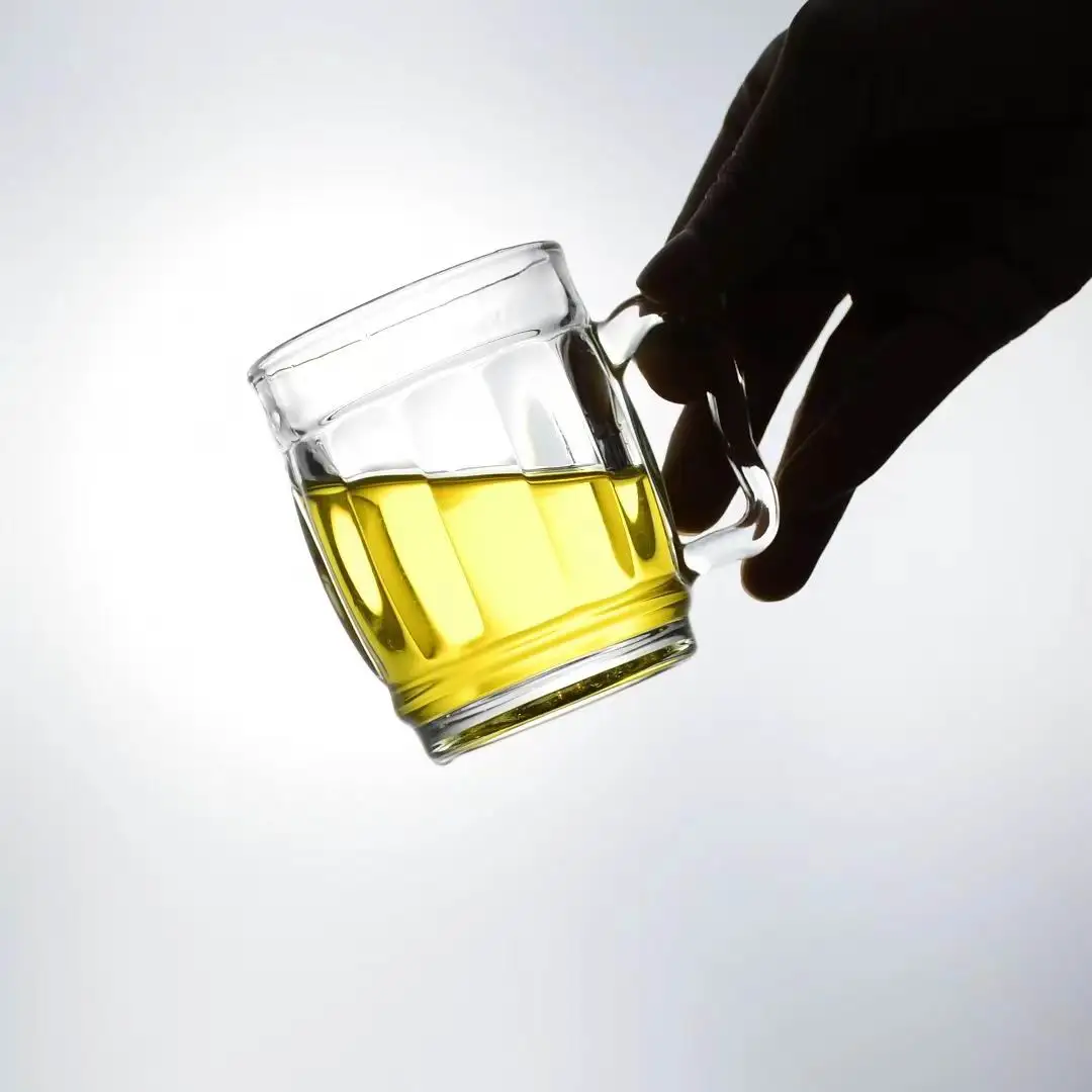 Factory Cheap Price 170ml Glass Tea Cup Drinking Sets Barrel Shape Doyalex 6oz Coffee Mugs for Bar KTV Home Restaurant Hotel