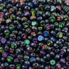 4x7mm Black + Fluorescent