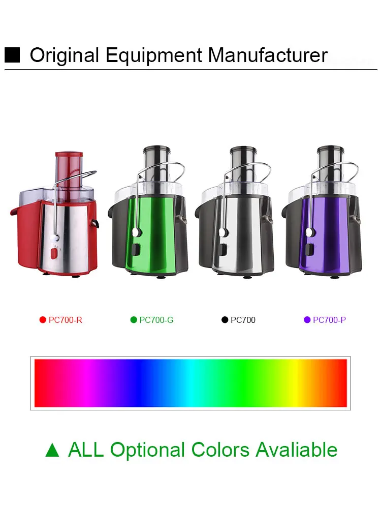 850w Juicer Smart Juicer Warpspeed Stainlesssteel Housing Power