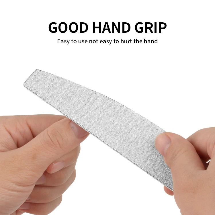 Custom Printed Biodegradable Double Side Wooden Nail File Zebra Nails