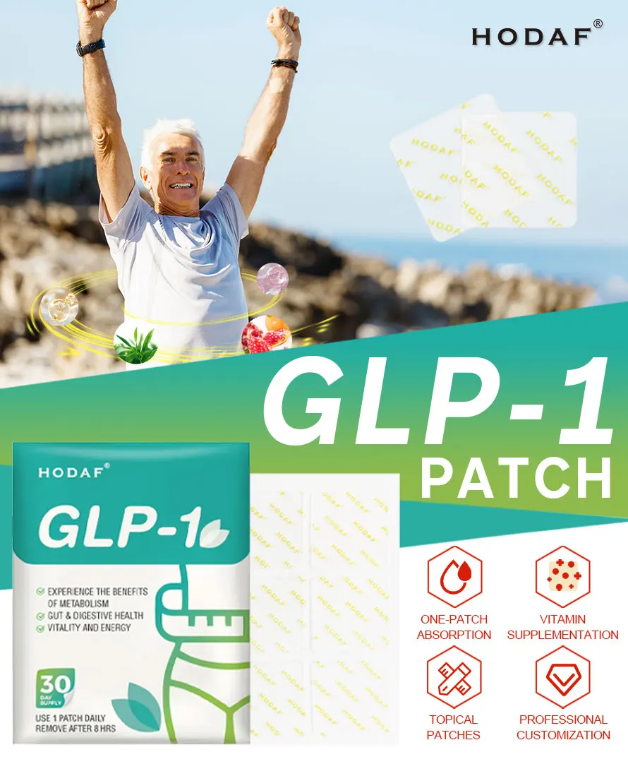 Hot selling premium multivitamin GLP-1 stickers private label custom ...