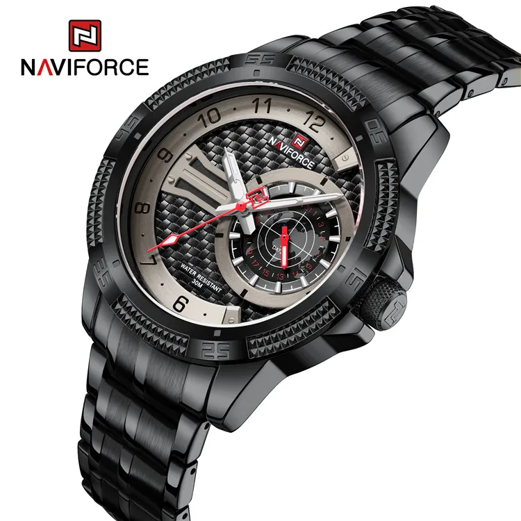 Wrist Watch Naviforce Water Resistant 30m Price Pria Naviforce
