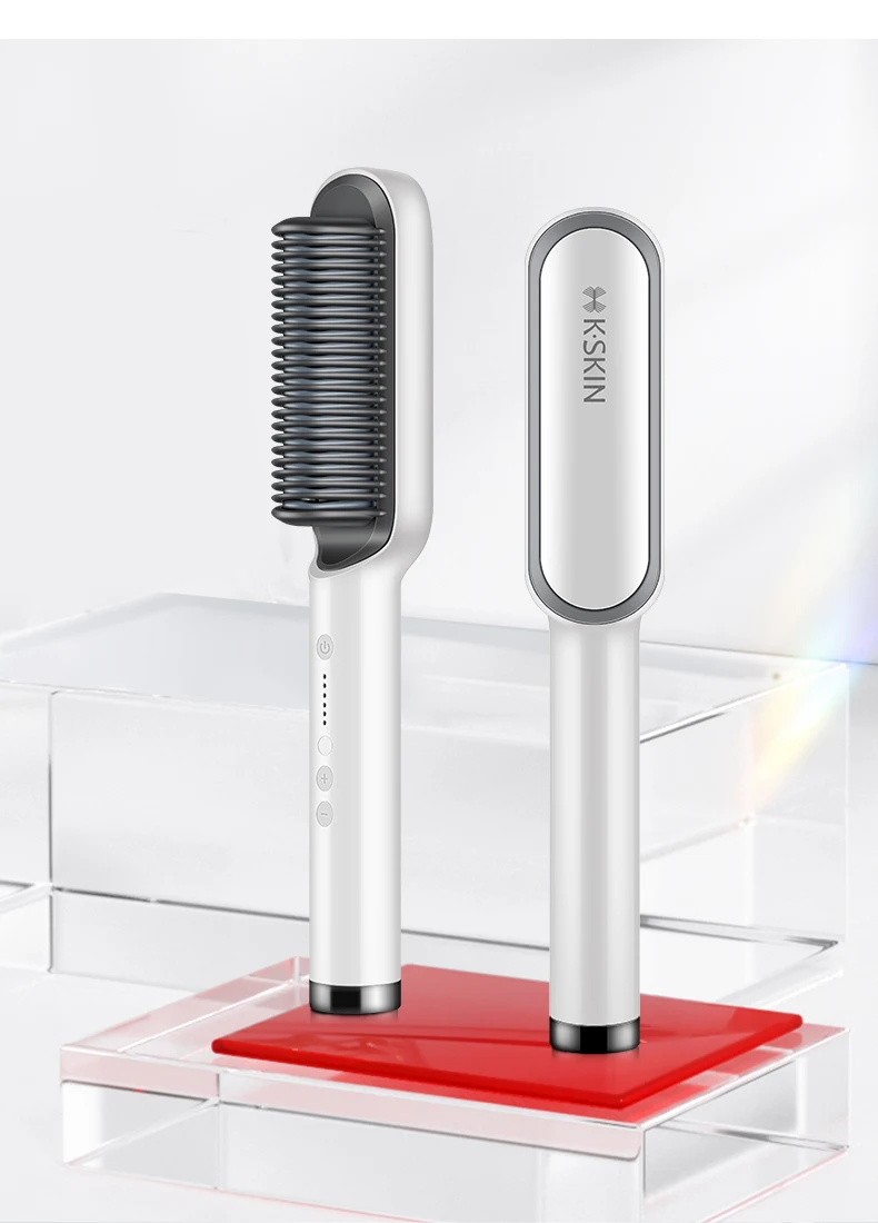 Kskin Customized High Quality Hair Straightener Brush Professional Hair