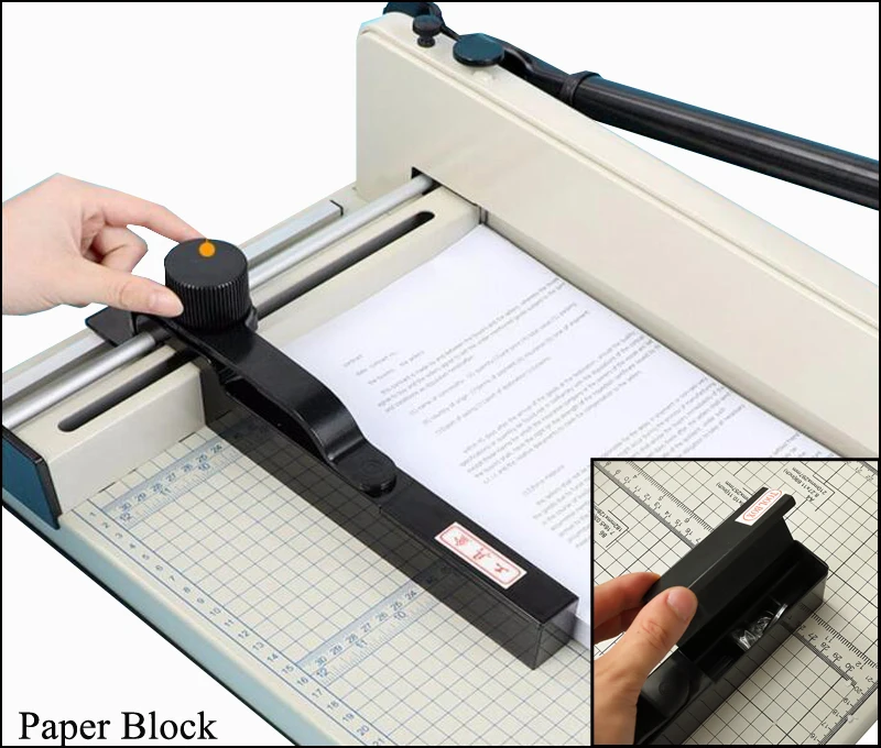 YG-858 BateRpak Manuel A4 coupe-feuille de papier, photo et livre machine  de découpe de papier, agne papier livre machine de découpe