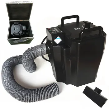 3500W Dry Ice Fog Machine Professional Stage Effect Ground Smoke Machine with Nozzle for Wedding Nightclub