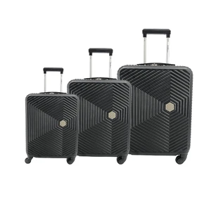 Custom logo Brand Abs Travel 20/24/28 Trolley Luggage Sets 3 Piece Suitcase