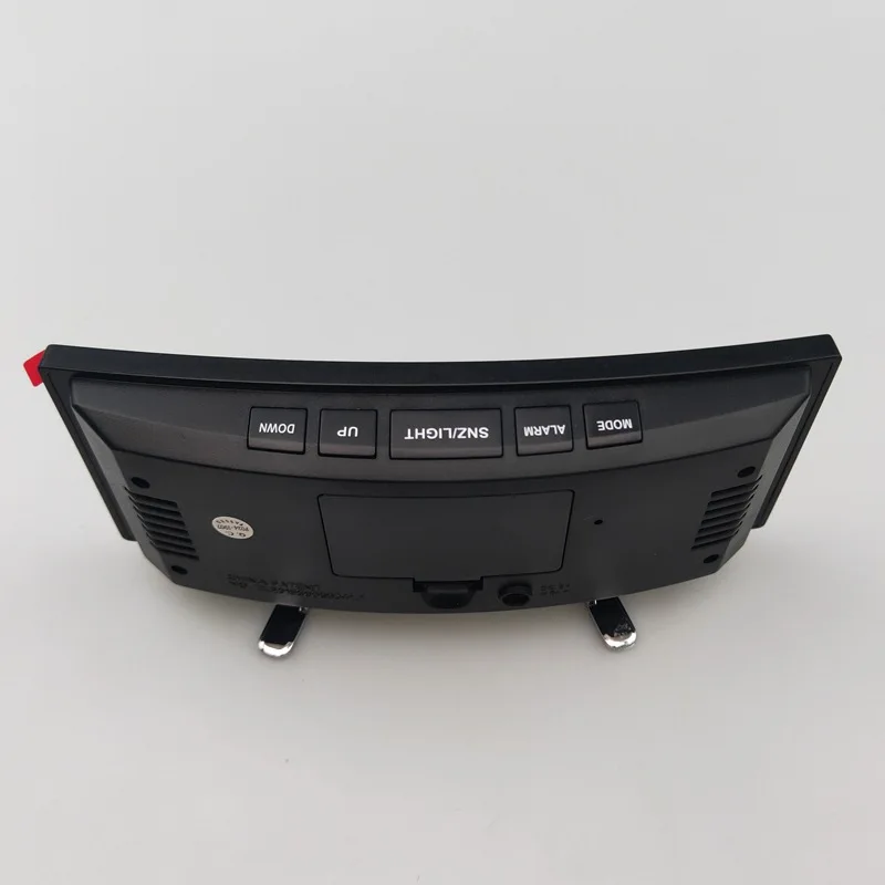 Hot Sell Curved Screen Digital Table Clock Large Screen LED Mirror ...