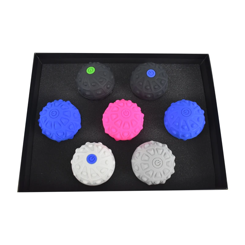 Мягкий резиновый Вибрационный мяч для упражнений рук и йоги массажный