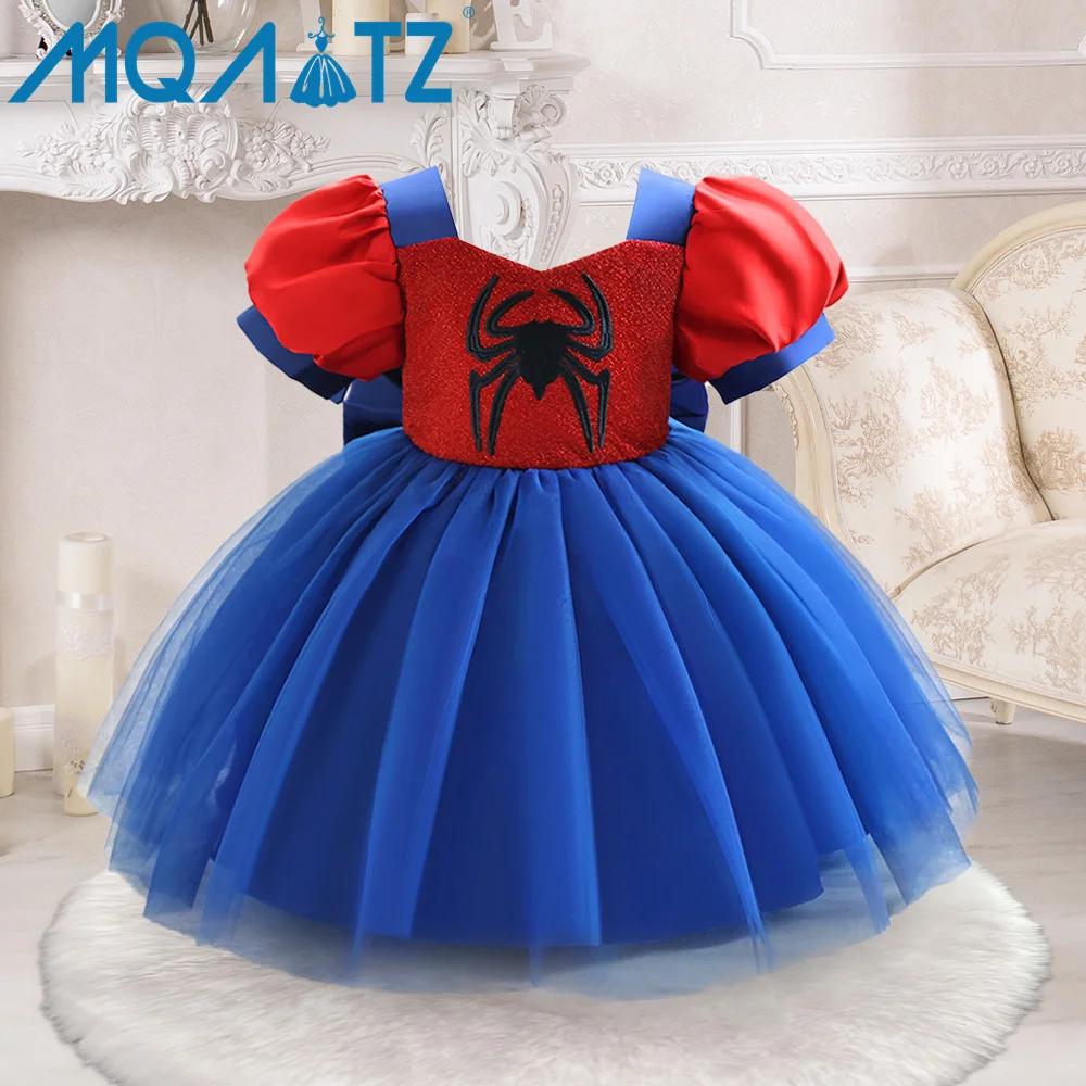 spider man princess dress Spider-Man Little Girls Mesh Tulle Dress