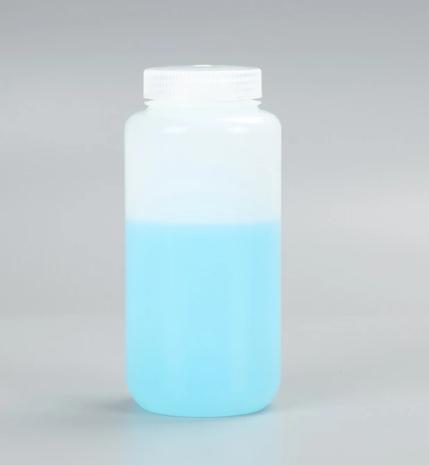 1000 мл пластиковая бутылка для хранения для грузовой автомобиль для перевозки химических жидкостей, пробирка химические реагенты для поставки лаборатории пустой горячий широкого рта пластичная бутылка для реагента