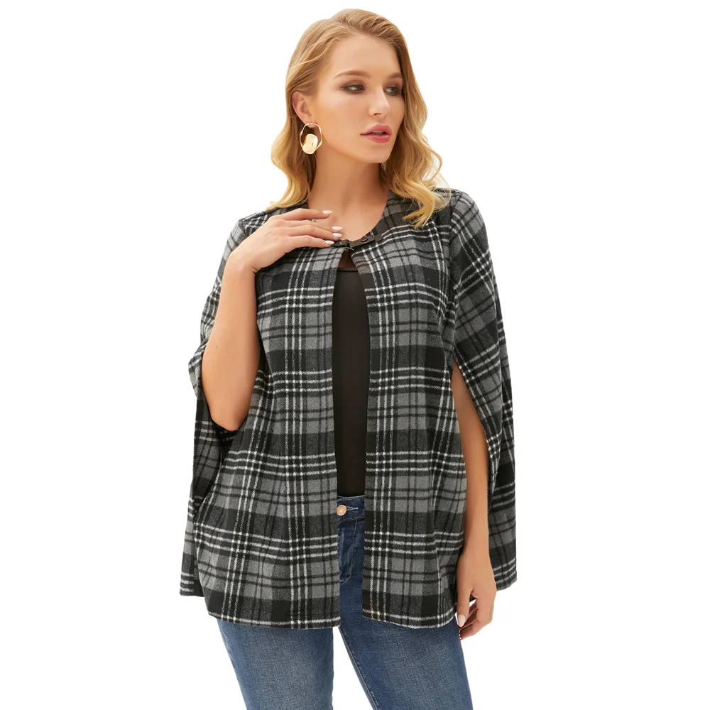 women's plaid coat with hood